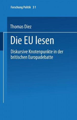 Książka Die Eu Lesen Professor Thomas (University of Birmingham) Diez