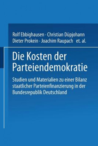 Knjiga Die Kosten Der Parteiendemokratie Sebastian Schroter