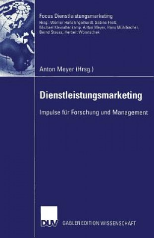 Könyv Dienstleistungsmarketing Anton Meyer