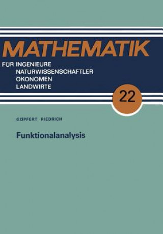 Buch Funktionalanalysis Alfred Gopfert