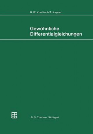 Kniha Gewohnliche Differentialgleichungen F Kappel