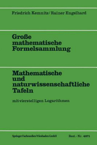 Kniha Grosse Mathematische Formelsammlung FRIEDRICH KEMNITZ