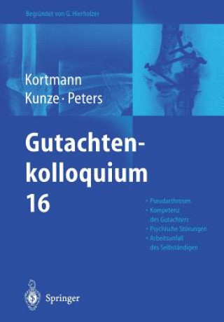 Book Gutachtenkolloquium 16 Horst-Rainer Kortmann