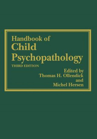 Könyv Handbook of Child Psychopathology Michel Hersen