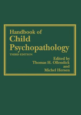 Carte Handbook of Child Psychopathology Michel Hersen