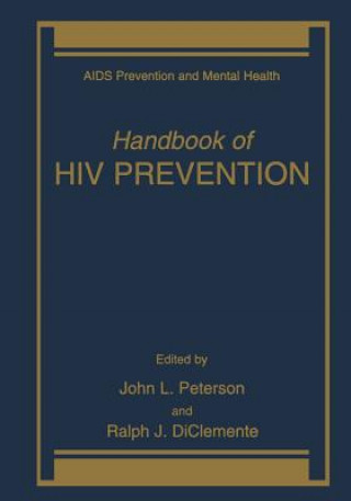 Knjiga Handbook of HIV Prevention Ralph J. Diclemente