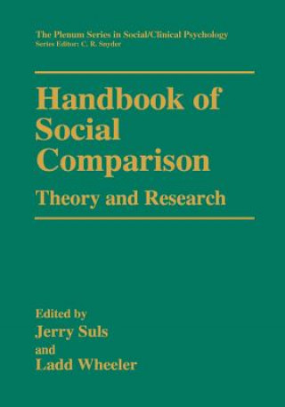 Kniha Handbook of Social Comparison Jerry Suls