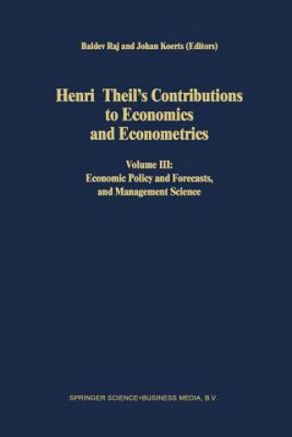 Książka Henri Theil's Contributions to Economics and Econometrics J. Koerts