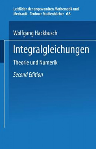 Książka Integralgleichungen Wolfgang Hackbusch