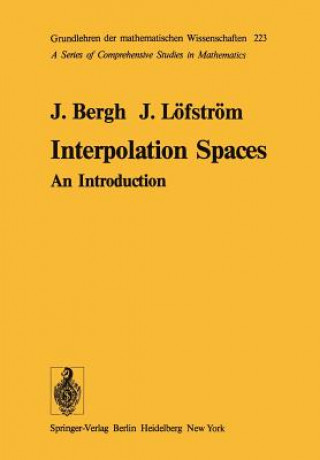 Kniha Interpolation Spaces J. Lofstrom