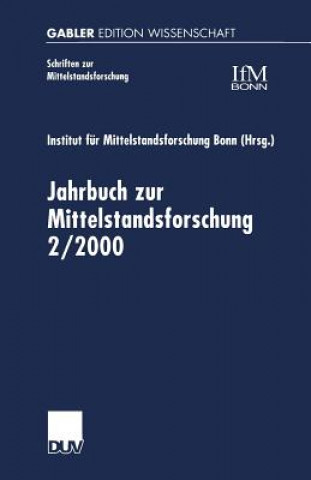 Kniha Jahrbuch Zur Mittelstandsforschung 2/2000 Institut Fur Mittelstandsforschung Bonn