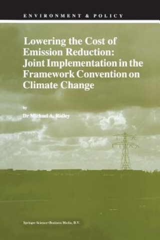 Kniha Lowering the Cost of Emission Reduction: Joint Implementation in the Framework Convention on Climate Change Michael A. Ridley