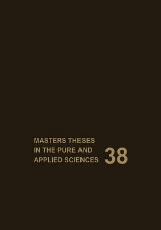 Książka Masters Theses in the Pure and Applied Sciences Wade H. Shafer