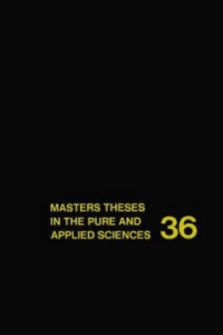 Książka Masters Theses in the Pure and Applied Sciences Wade H. Shafer