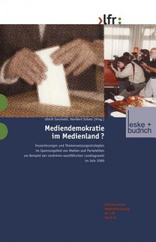 Book Mediendemokratie Im Medienland Ulrich Sarcinelli