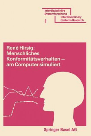 Kniha Menschliches Konformiteatsverhalten, am Computer Simuliert Hirzig