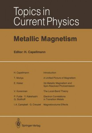 Carte Metallic Magnetism Herbert Capellmann