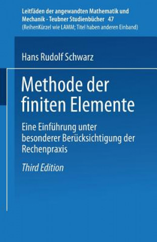 Carte Methode Der Finiten Elemente Hans-Rudolf Schwarz
