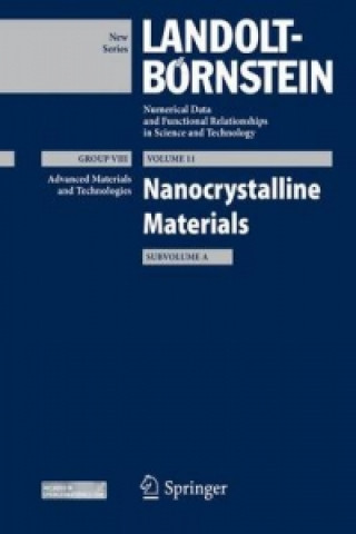 Książka Nanocrystalline Materials, Subvolume A Catherine Djega-Mariadassou