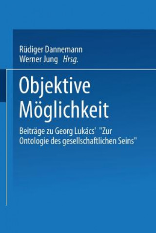 Kniha Objektive Moeglichkeit Werner Jung