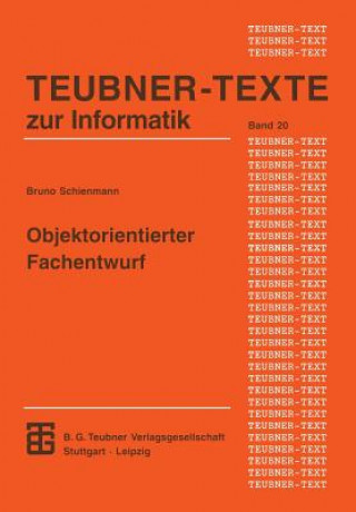 Książka Objektorientierter Fachentwurf Bruno Schienmann