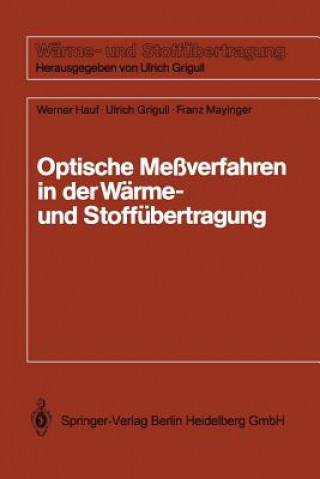 Kniha Optische Me verfahren Der W rme- Und Stoff bertragung Heinrich Sandner