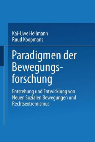 Kniha Paradigmen Der Bewegungsforschung Ruud Koopmans