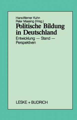 Kniha Politische Bildung in Deutschland Hans-Werner Kuhn