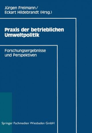 Kniha Praxis Der Betrieblichen Umweltpolitik Eckart Hildebrandt