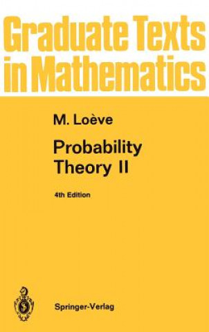 Knjiga Probability Theory II Michel Loeve