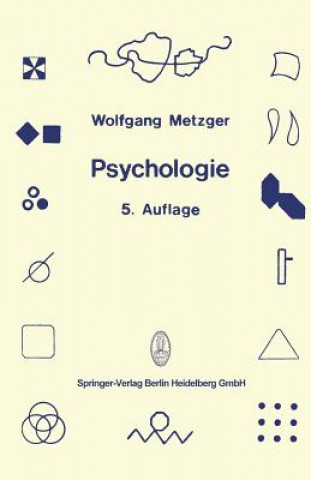 Kniha Psychologie Wolfgang Metzger