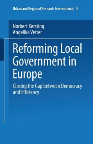 Könyv Reforming Local Government in Europe Norbert Kersting