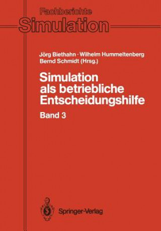 Könyv Simulation ALS Betriebliche Entscheidungshilfe J. Biethahn