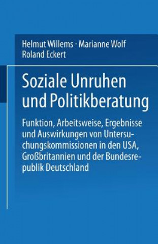 Buch Soziale Unruhen Und Politikberatung Roland Eckert