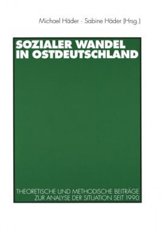 Knjiga Sozialer Wandel in Ostdeutschland Michael Häder