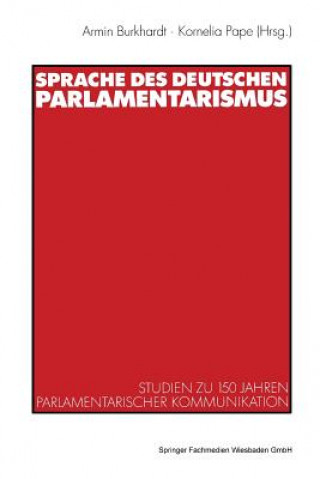 Carte Sprache Des Deutschen Parlamentarismus Armin Burkhardt