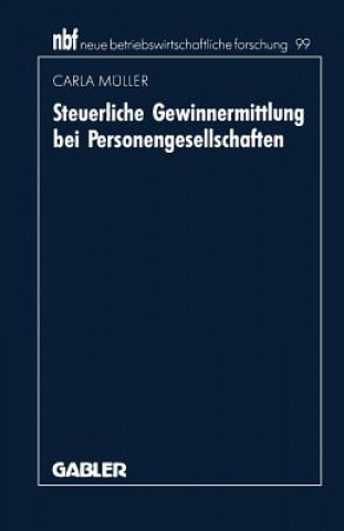 Knjiga Steuerliche Gewinnermittlung Bei Personengesellschaften Carla Muller