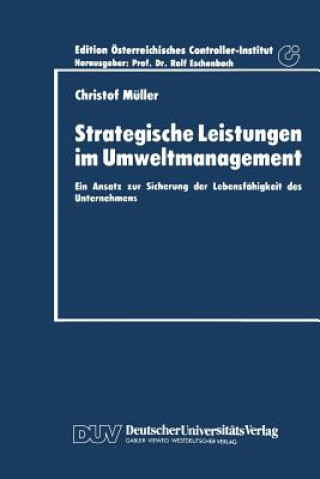 Książka Strategische Leistungen Im Umweltmanagement Christof Muller