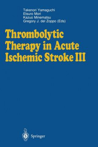 Knjiga Thrombolytic Therapy in Acute Ischemic Stroke III Gregory J. Delzoppo