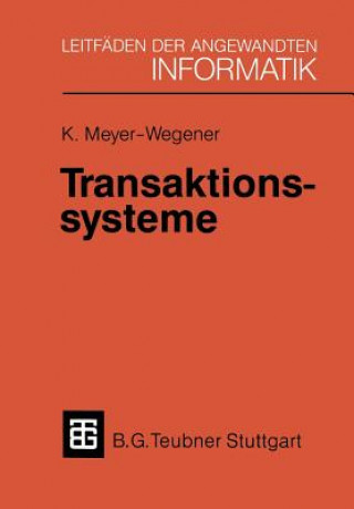 Knjiga Transaktionssysteme Klaus Meyer-Wegener