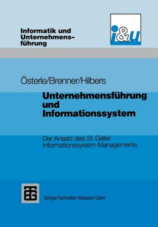 Książka Unternehmensf hrung Und Informationssystem Konrad Hilbers