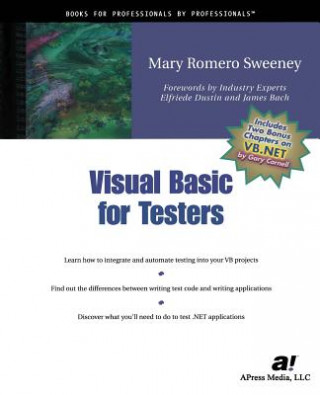 Knjiga Visual Basic for Testers Mary Sweeney