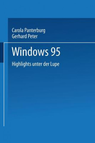 Kniha Windows 95 Gerhard Peter