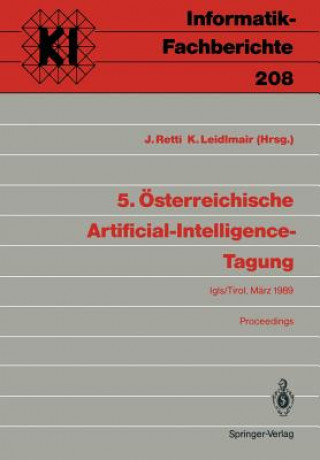 Kniha Osterreichische Artificial-Intelligence-Tagung Karl Leidlmair