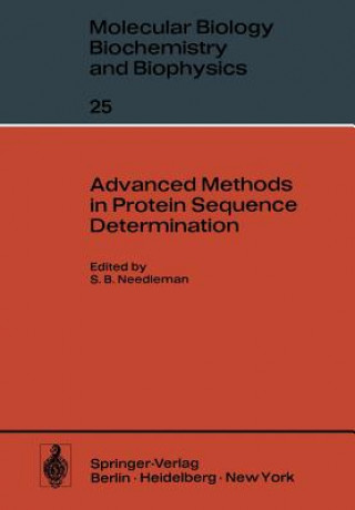 Kniha Advanced Methods in Protein Sequence Determination Saul B. Needleman