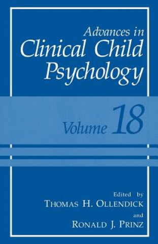 Kniha Advances in Clinical Child Psychology Thomas H. Ollendick