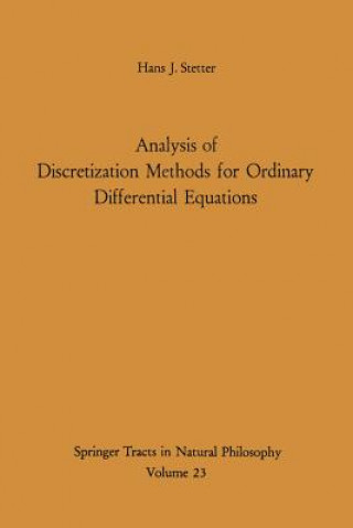 Книга Analysis of Discretization Methods for Ordinary Differential Equations Hans J. Stetter