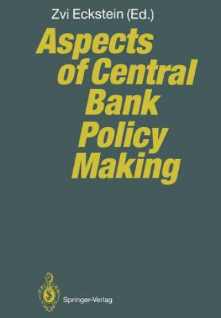 Buch Aspects of Central Bank Policy Making Zvi Eckstein