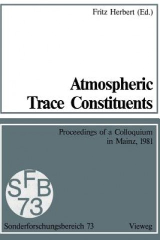 Книга Atmospheric Trace Constituents Fritz Herbert