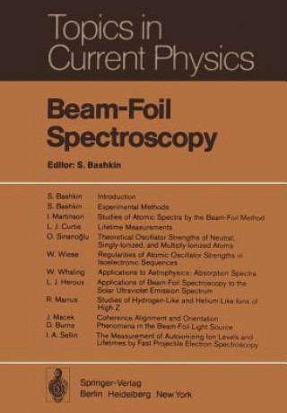Książka Beam-Foil Spectroscopy S. Bashkin